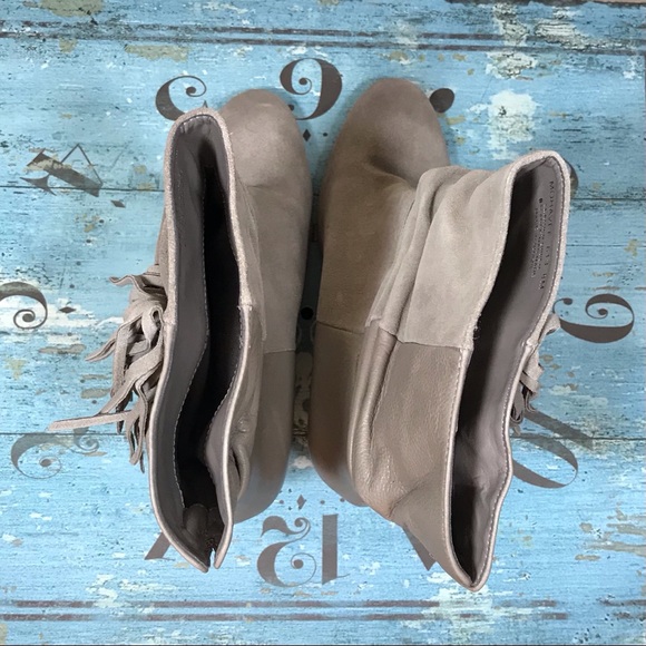 Steve Madden Mohavee Leather Suede Fringe Boots - Picture 11 of 14